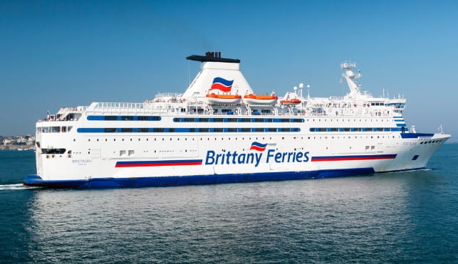 An image of a Brittany ferry